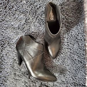 Carlos Santana Black Booties